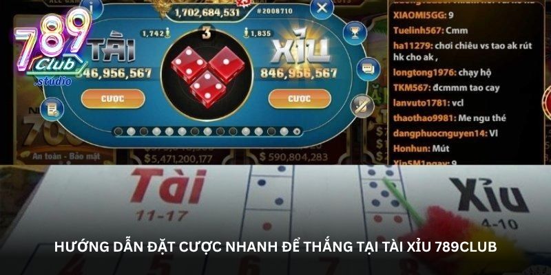 Tài xỉu 789Club – Sân chơi online cực “chill” cho game thủ 2 Hướng dẫn đặt cược nhanh để thắng tại tài xỉu 789Club