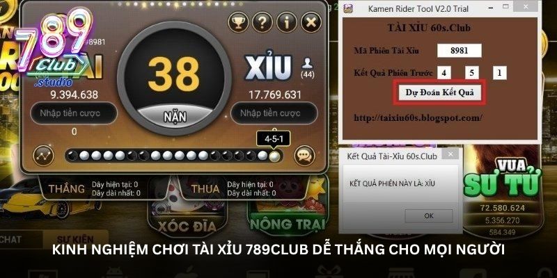 Tài xỉu 789Club – Sân chơi online cực “chill” cho game thủ 3 Kinh nghiệm chơi Tài xỉu 789Club dễ thắng cho mọi người